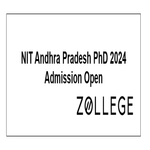 NIT Andhra Pradesh PhD 2024 Admission Open